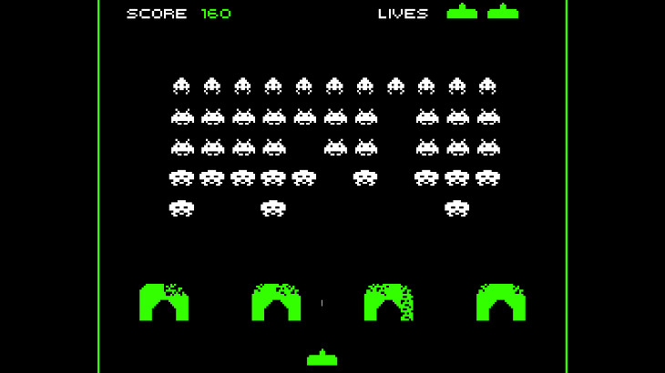 Jogo de arcade Space Invaders, febre entre os usuários do Atari