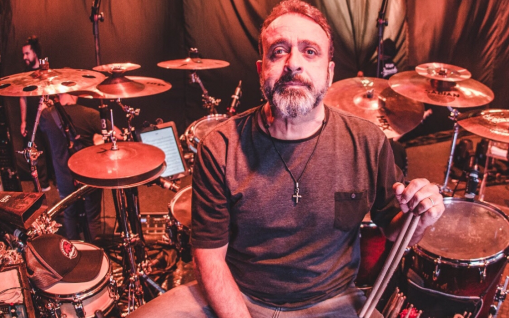 Cláudio Baeta, baterista de São Bernardo - Arquivo pessoal