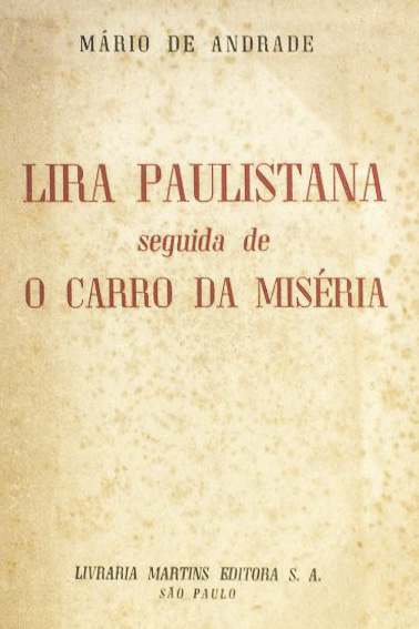 Capa de Lira Paulistana e O Carro da Miséria. Imagem: Reprodução