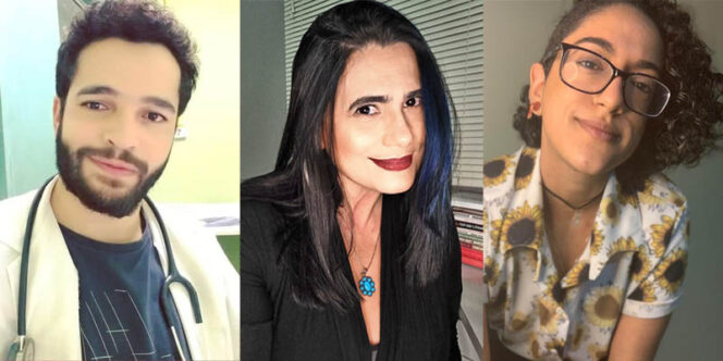 Dr. Vinícius Borges, Vanessa Campos e Rafaela Queiroz