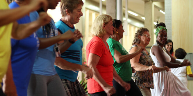 Dançando no Salão. Foto: Divulgação.