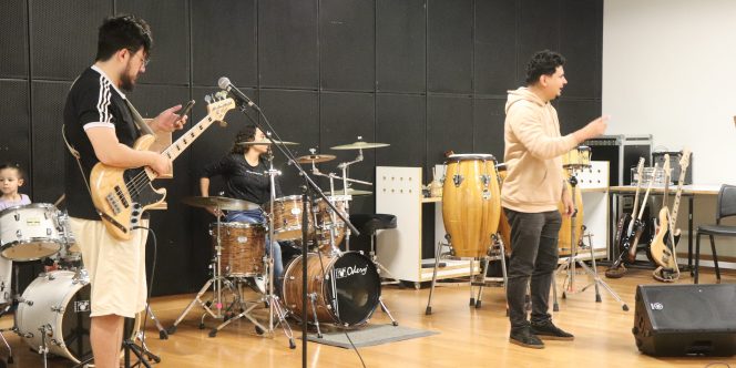 Estúdio Aberto para prática de Bandas e Músicos