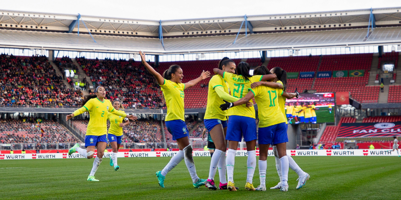 Durante a Copa do Mundo Feminina de Futebol, realizada entre julho e agosto, jogos da seleção brasileira serão transmitidos em algumas unidades do Sesc São Paulo. CBF - Thais Magalhães