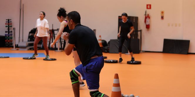 Registro da aula aberta de corrida no Sesc 14 Bis