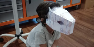 Criação de Máscaras em Papel Dobrado - Foto: Divulgação