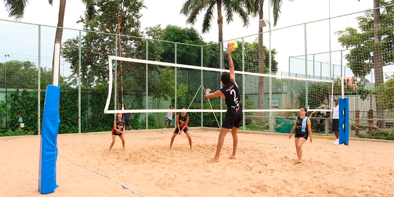 Recreação de Vôlei de Praia Misto