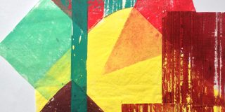 O que é uma cidade? - construção de cartazes com carimbo e stencil