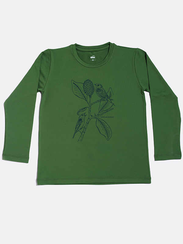 Camiseta verde tangarazinho