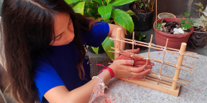 FestA! - Festival de Aprender 2025 Tecnologias e Artes oficina Mini Parede de Taipa de Mão Com Rita Prando