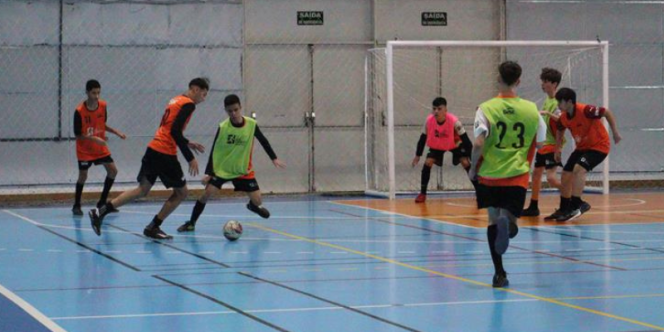 Recreação Orientada de Futsal. Foto: Barbara André.