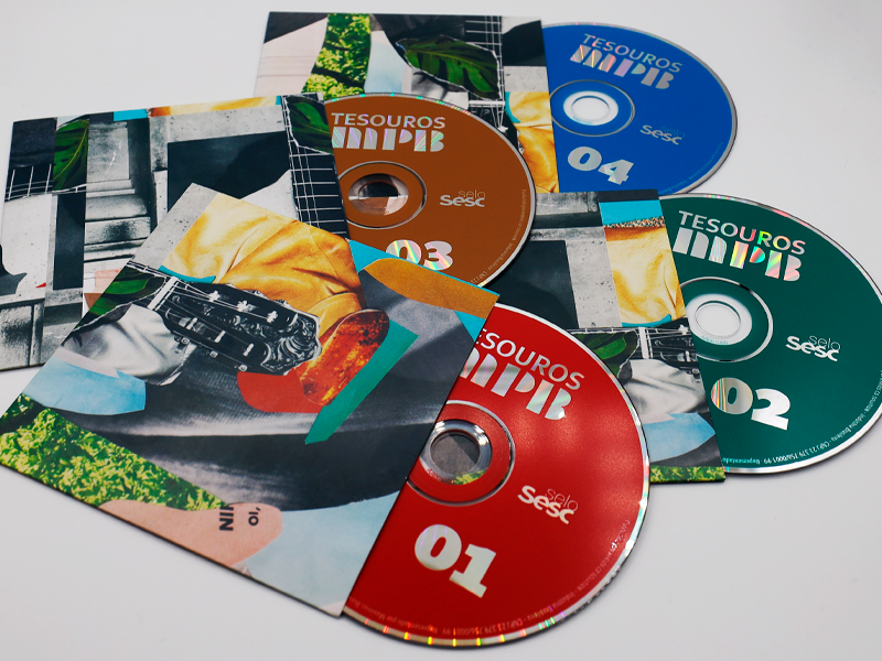 CDs do box Tesouros da MPB