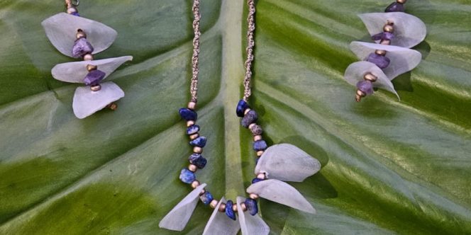 Acessórios com escamas de peixe. foto- Divulgação