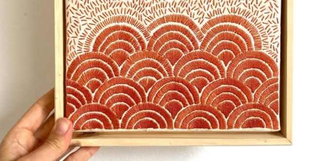 Bordado Kogin (Foto: reprodução instagram @uma.ga.ma)