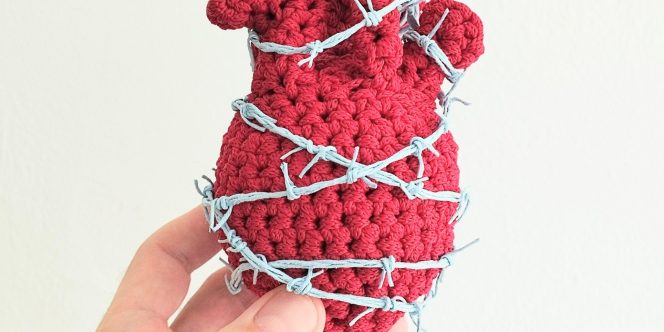 Coração Anatômico: na pulsação do crochê - Foto: Thiago Rezende