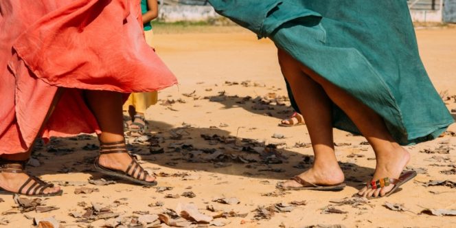 Brincadeiras do samba de coco (foto: Gabriela Cariri)