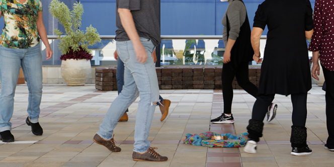 Danças Circulares. Foto: Marcelo Friggi.