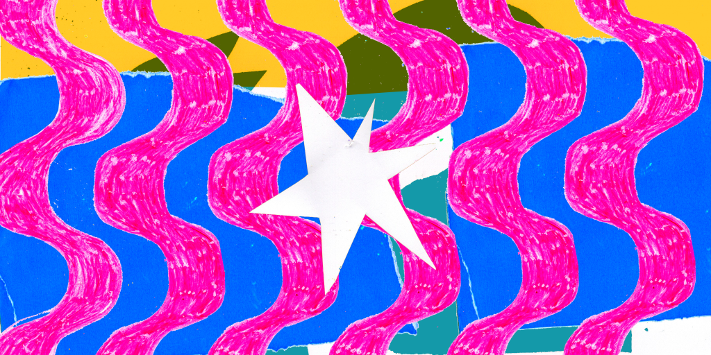 Ilustração de Nazura para texto sobre Lady Gaga no Rio de Janeiro