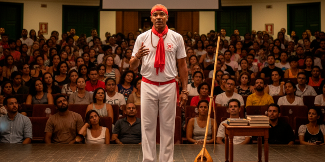 Especial Capoeira Bate-papo Capoeira e Territorio (Foto Gerada por Inteligência Artificial)