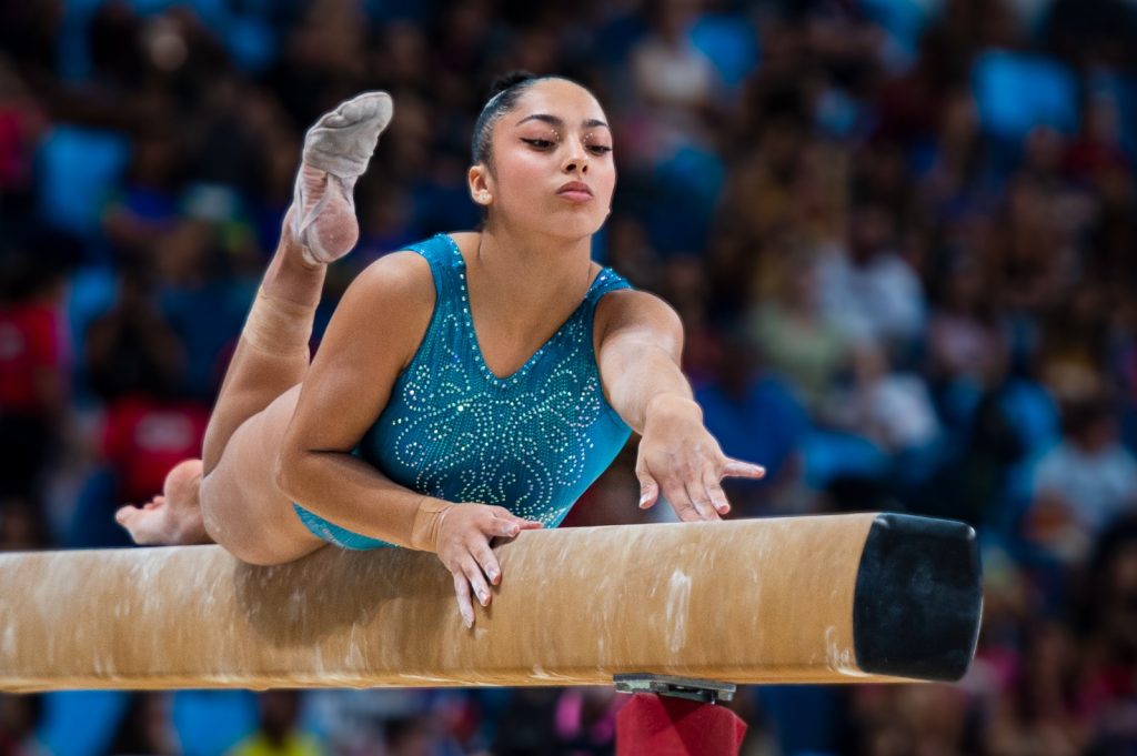 Apresentação Esportiva de Ginástica Artística