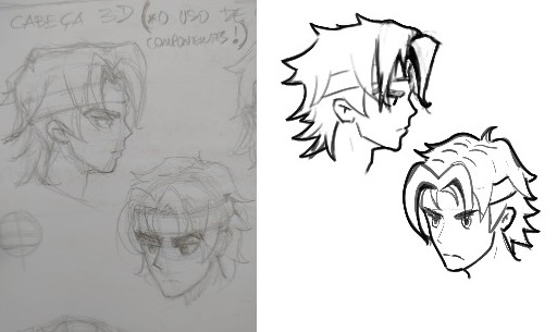 Primeiros Traços do Mangá (Foto Divulgação)