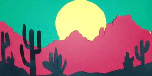 Paisagens em Shadow Box