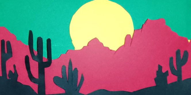 Paisagens em Shadow Box