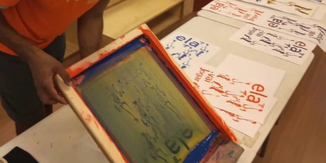 Ateliê Aberto de serigrafia | Divulgação