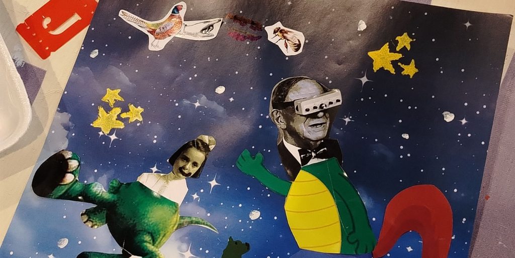 [Gambiarra em família] Cartazes analógicos animados. Foto: Coletivo Tramela.