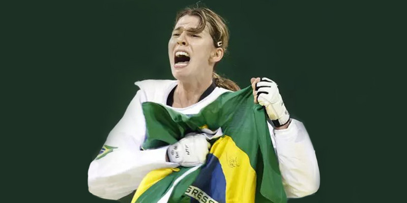 Natália Falavigna, taekwondista brasileira
