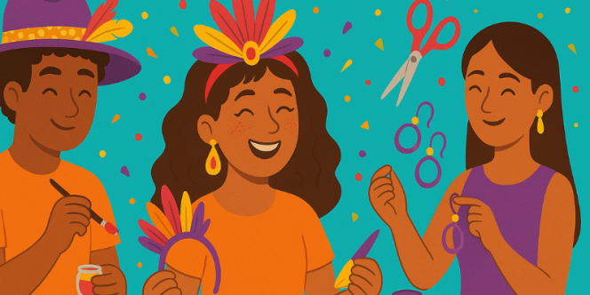 Cabeças carnavalescas - Divulgação