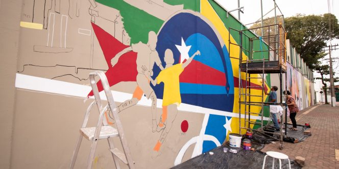 Mural: Sabrina Savani / Foto: Natt Fejfar