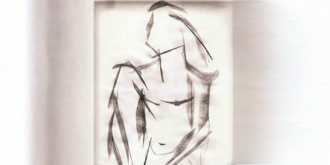 Divulgação | Desenho Carlos Dias de modelo vivo