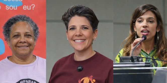 com Miriam Duarte e Simone Rego. Mediação de Carolina Lemos 
