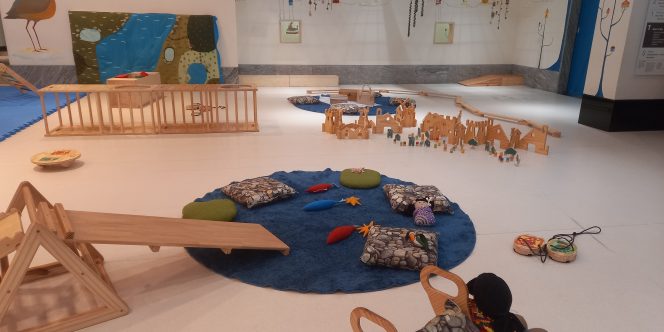 Espaço de brincar do Sesc 14 Bis