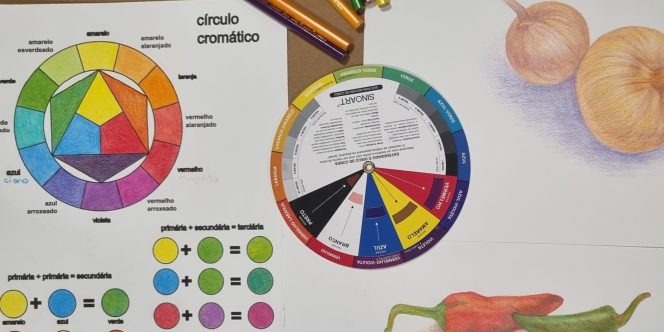 Para não dizer que não falei das cores: teorias e práticas das cores no desenho - Foto: Anita Cavaleiro