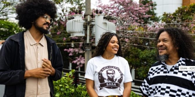 Diego Estevam, Richard Fermino e Sthe Araújo - Crédito: Rubens Tamashiro