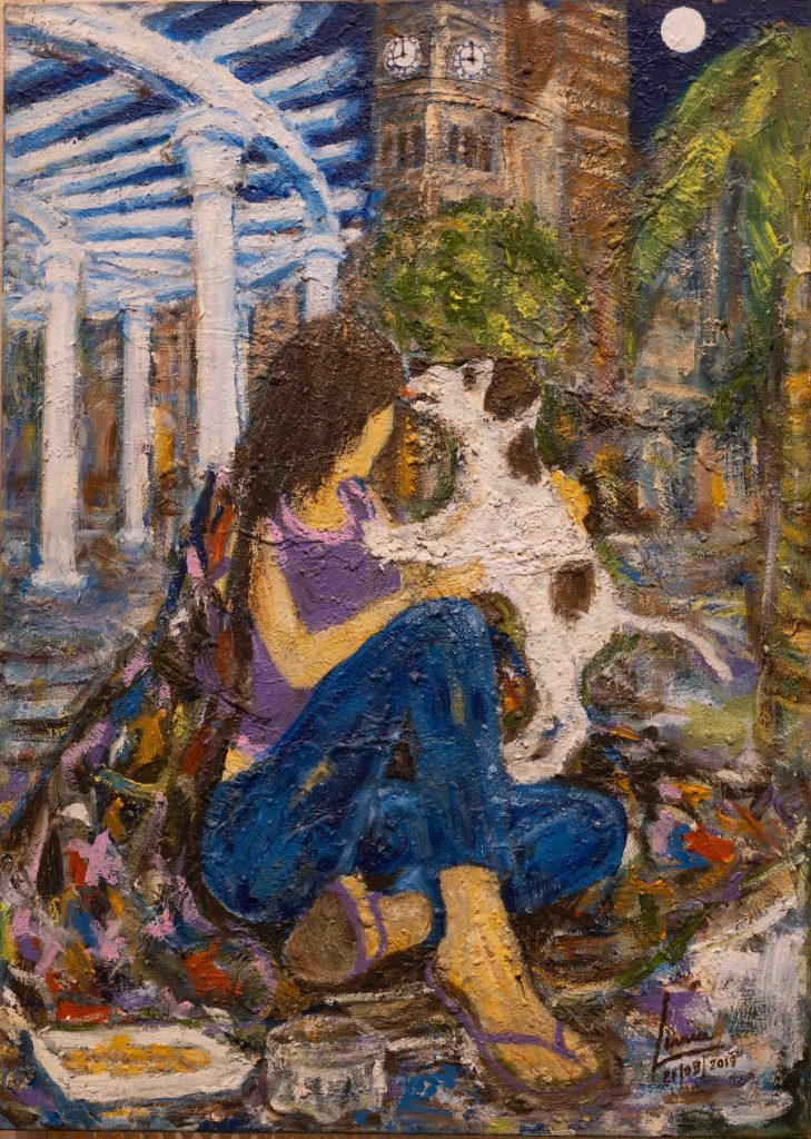 Sorocaba 06 de março de 2026 | 4ª edição da Frestas – Trienal de Artes no Sesc Sorocaba que ocorre de 28 de fevereiro a 16 de agosto de 2026, com o tema "do caminho um rezo | Zezinho Lima | O melhor amigo |Foto: Nilton Fukuda