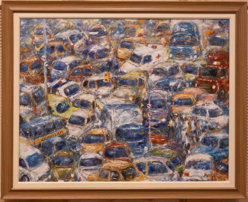 Sorocaba 06 de março de 2026 | 4ª edição da Frestas – Trienal de Artes no Sesc Sorocaba que ocorre de 28 de fevereiro a 16 de agosto de 2026, com o tema "do caminho um rezo | Zezinho Lima | Caos | Foto: Nilton Fukuda