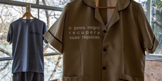 Obra Abre Caminho da oficina Ficção, memória e trabalho