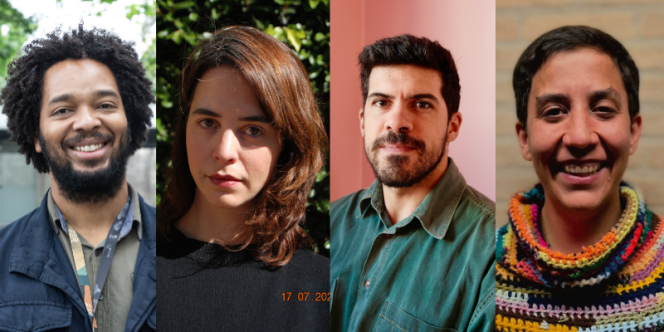 Cred: Kwame Yonatan (por Mara Anjos)/ Laura Lanari (por Eduardo Chatagnier)/Pedro Obliziner/ Anita Vaz (por Alice Vaz)