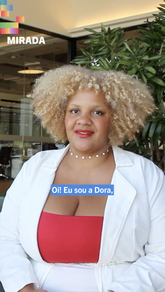 Dora Teixeira, designer e desenvolvedora de produtos do Sesc São Paulo