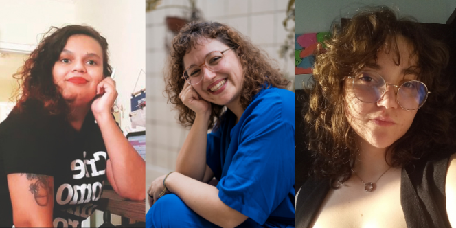 Cred: Paloma Santos (divulgação) / Helô D'Angelo (Maria Ribeiro) / Letícia Alban (divulgação)