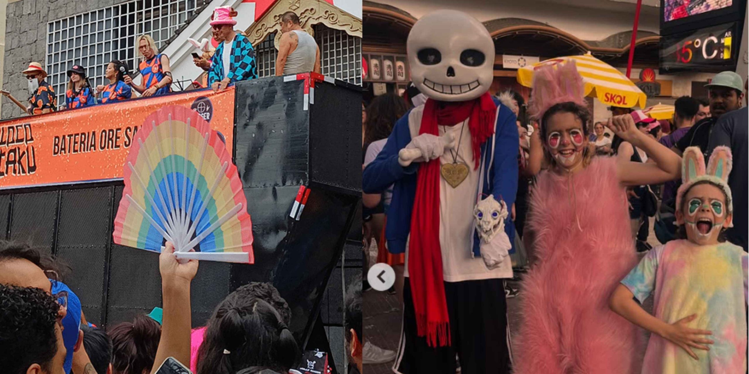 Imagem publicada pela fonte para Bloco de carnaval anime