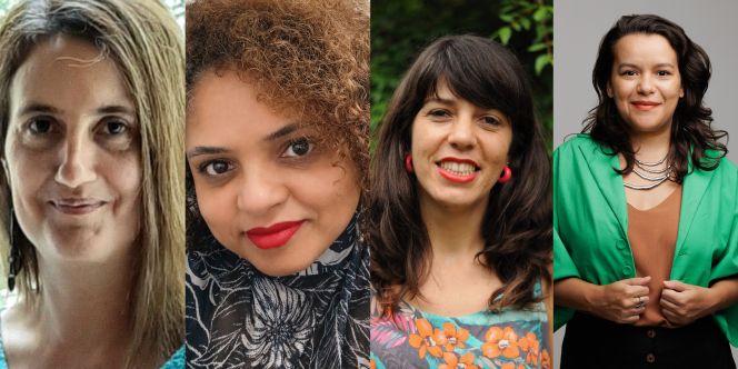 Marcela País, Dulci Lima, Cassiane Tomilhero e Beth Ponte. Foto: Acervo Pessoal e Florian Boccia.