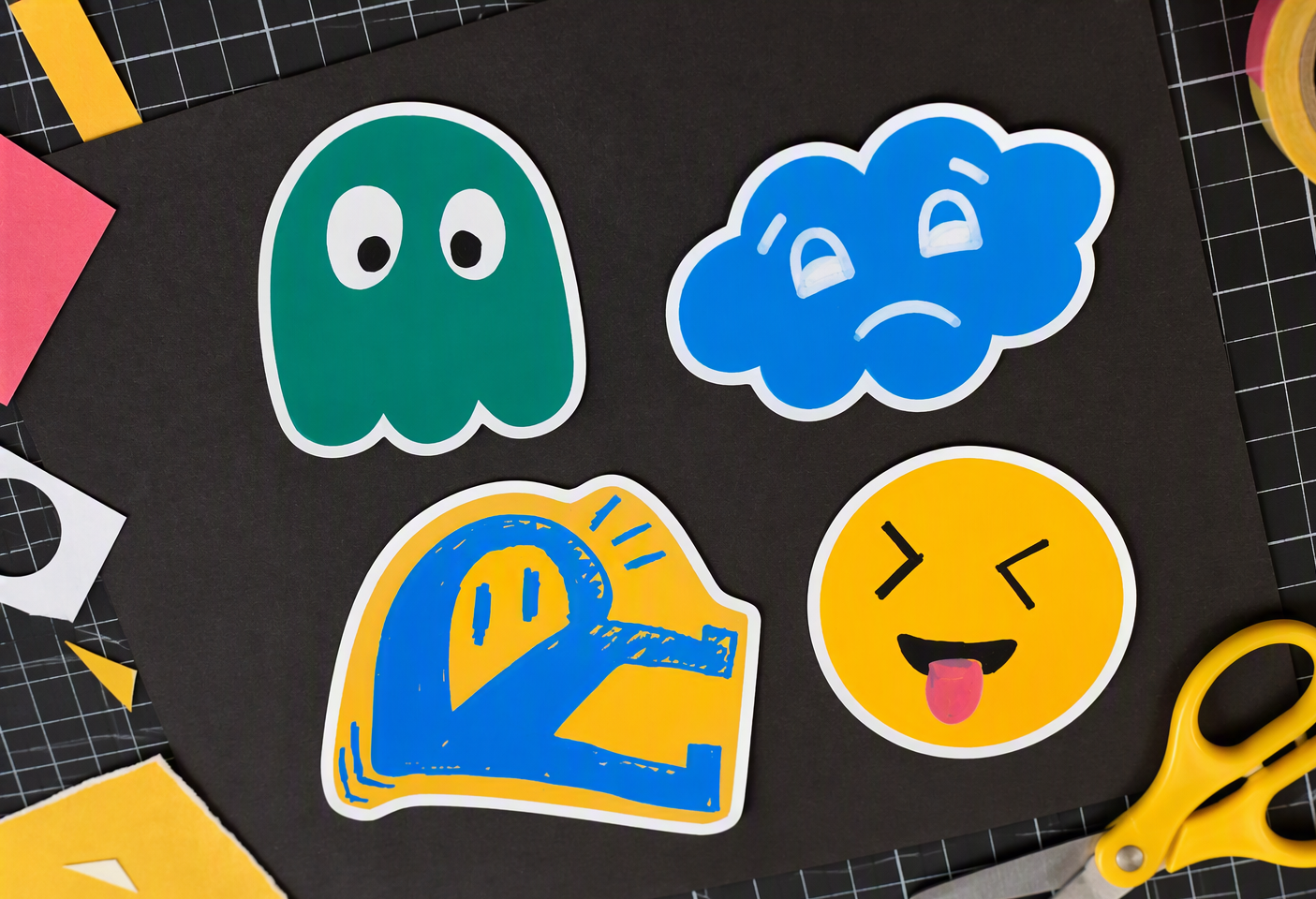 Imagem publicada pela fonte para Emojis analógicos