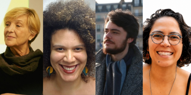 Cred: Divulgação (Giselle Beiguelman, Larissa Macêdo, Barnabé Sauvage e Maraiza Adami)